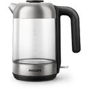5000 series HD9339/80 electric kettle 1.7 L 2200 W Black, Stainless steel, Transparent