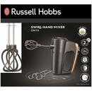 Mixer Russell Hobbs Swirl Onyx 25890-56, 350 W, 5 viteze, Negru, Functie Turbo