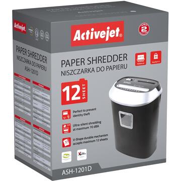 Distrugator documente Activejet ASH-1201D paper and documents shredder