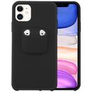Lemontti Husa Liquid Silicone with Apple AirPods Case iPhone 11 Black