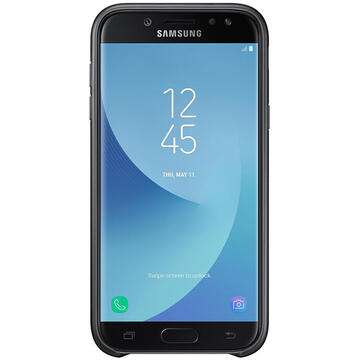 Dual Layer Cover Samsung EF-PJ530CBEGWW pentru Galaxy J5 2017 J530 Negru