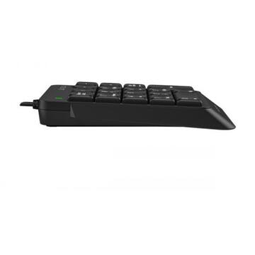 Tastatura numerica A4Tech - FK-13P-BK 18 Taste, USB Negru