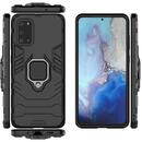 Lemontti Husa Ring Armor Kickstand Samsung Galaxy S20 Negru (antisoc)