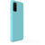 Husa Lemontti Husa Liquid Silicon Samsung Galaxy S20 Plus Tiffany Blue (protectie 360°, material fin, captusit cu microfibra)