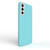 Husa Lemontti Husa Liquid Silicon Samsung Galaxy S21 Plus Tiffany Blue (protectie 360°, material fin, captusit cu microfibra)