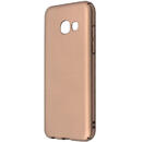 Just Must Just Must Carcasa Uvo Samsung Galaxy A3 (2017) Gold (material fin la atingere, slim fit)