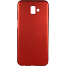 Just Must Just Must Carcasa Uvo Samsung Galaxy J6 Plus Red (material fin la atingere, slim fit)