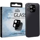 Eiger Eiger Folie Sticla Camera 3D Glass iPhone 12 Clear Black (9H, 0.33mm)