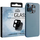 Eiger Eiger Lentile Camera 3D Glass iPhone 12 Pro Max Clear Black (0.33mm)