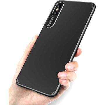 Husa Mcdodo Carcasa Sharp Aluminum Alloy iPhone X Black