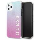 Guess Guess Husa Glitter Gradient iPhone 11 Pro Roz Albastru