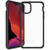 Husa IT Skins Husa Hybrid Solid iPhone 12 / 12 Pro Plain Black &amp; Transparent (antishock)
