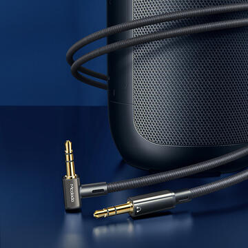 Accesorii Audio Hi-Fi Mcdodo Cablu Audio Diamond Series Right Angle Jack 3.5mm Black 1.2m -T.Verde 0.1 lei/buc
