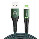 Mcdodo Cablu Magnificence Series Lightning Green (1.8m, led indicator)-T.Verde 0.1 lei/buc