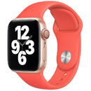 Apple Apple Curea Original Sport Band Apple Watch 38mm / 40mm Pink Citrus (marime S/M &amp; M/L) (Seasonal Fall 2020)