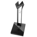 Asus ROG Throne Core, design arc optimizat, stabil, baza aderenta, Negru