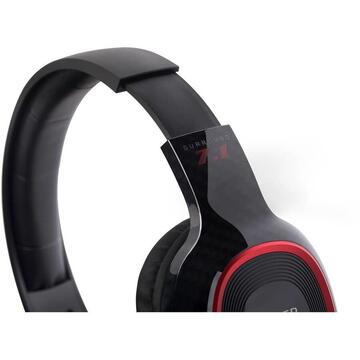 Casti Edifier Gaming G20 negre cu rosu