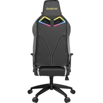 Scaun Gaming Gamdias Gaming Achilles M1 L negru cu alb