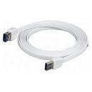 Orico Cablu prelungitor Orico CYU3-10 USB 3.0 Type-A plat alb 1 m