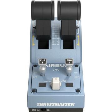 Thrustmaster TCA Quadrant Airbus Edition, thrust lever (blue grey / black)