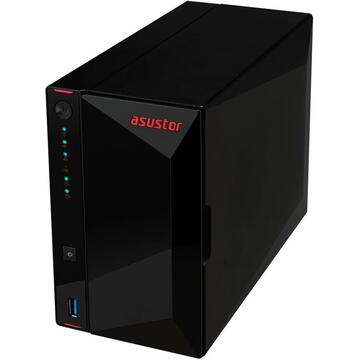 NAS Asustor Nimbustor 2 NAS Desktop Ethernet LAN Black J4005