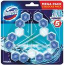 Domestos Domestos Power 5 Toilet Rim Block Ocean 3x55g