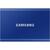 SSD Extern Samsung Portable  T7 2TB (blue, USB-C 3.2 (10 Gbit / s), external)