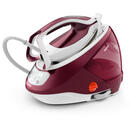 Tefal Tefal GV9220 steam ironing station 2600 W Durilium AirGlide Autoclean soleplate Burgundy, White