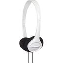Koss KPH7w Headphones, On-Ear, Wired, White