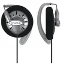 Koss KSC75 Headphones, Ear Clip, Wired, Silver