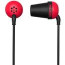 Plug Headphones, In-Ear, Wired, Red