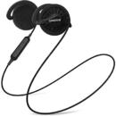 KSC35WL Headphones, Ear Clip, Wireless, Microphone, Black