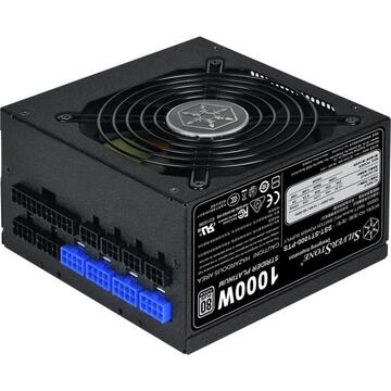Sursa Silverstone SST-ST1000-PTS 1000W PC Power Supply (black 8x PCIe, cable management)