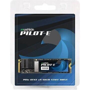 SSD Mushkin pilot E 500 GB Solid State Drive (black, PCIe Gen3 x4 NVMe 1.3, M.2 (2280))