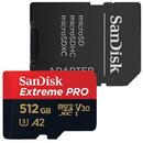 SanDisk Extreme PRO 512 GB microSDXC, memory card(UHS-I U3, C10, V30, A2)