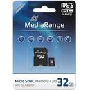 MediaRange 32 GB microSD, memory card (black, Class 10)
