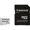 Transcend 300S 512 GB microSDXC, memory card (silver)