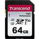 Transcend 330S 64 GB SDXC, memory card (UHS-I (U3), V30, A2)