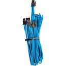 Corsair Premium Sleeved PCIe Dual Cable Type 4 Gen 4, Y-Cable - blue