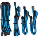 Corsair Corsair Power Supply Cable Premium Starter Kit Type 4 Gen 4, 8-piece - blue/black