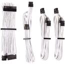 Corsair Power Supply Cable Premium Starter Kit Type 4 Gen 4, 8-piece - white