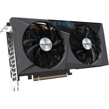 Placa video Gigabyte nVidia GeForce RTX 3060 EAGLE OC 12G (rev. 2.0) 12 GB GDDR6