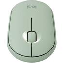 Logitech Logitech M350 Pebble WL Mouse EUCALYPTUS  Verde deschis 1000 dpi 3 butoane Bluetooth  Wireless