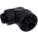 Alphacool Alphacool Eiszapfen 90° hose fitting 1/4" on 16/10mm, black - 17236
