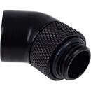 Alphacool Alphacool Eiszapfen 45° angle adapter 1/4", black - 17246