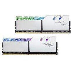 Memorie G.Skill DDR4 - 32 GB -4000 - CL - 18 - Dual Kit, RAM (silver, F4-4000C18D-32GTRS, Trident Z Royal)