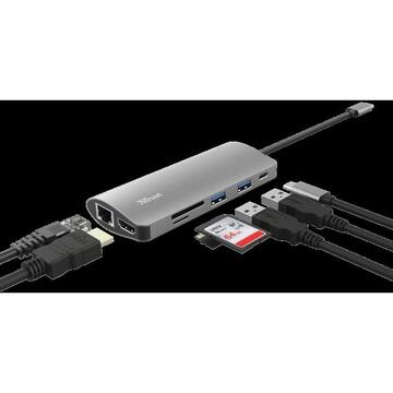 TRUST Dalyx 7-in-1 USB-C Multiport Adapter