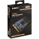 EMTEC X300 M.2  Power Pro 128 GB, Solid State Drive (M.2 2280, NVMe PCIe Gen 3.0 x4)