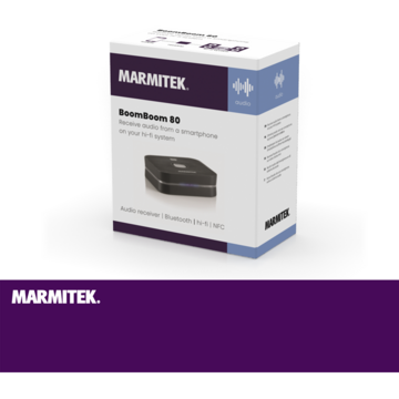 Marmitek BoomBoom 80 Bluetooth audio receiver with NFC