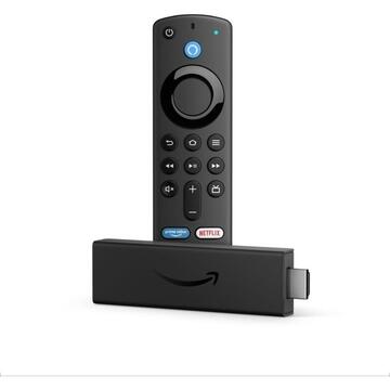 Amazon Fire TV Stick 3rd Gen 2021, Control vocal Alexa, Negru